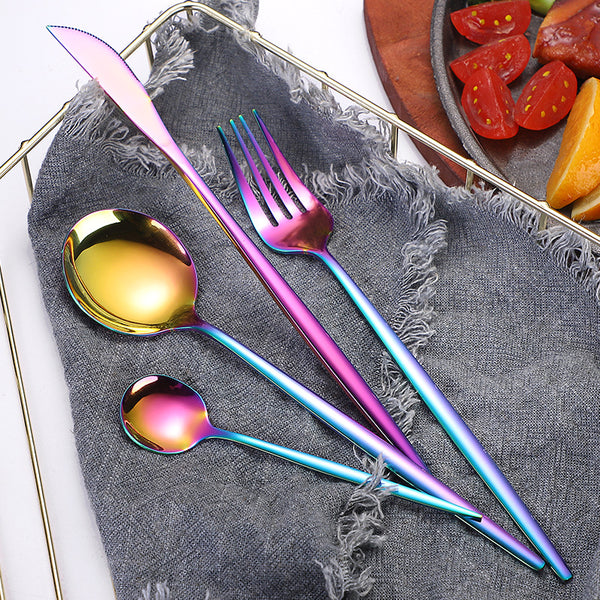 Rainbow Cutlery Set and Case